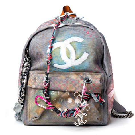 chanel replica backpack|authentic chanel graffiti backpack.